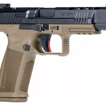 Canik TP9 Elite Combat 9mm pistol - 4.75 FDE w/optic